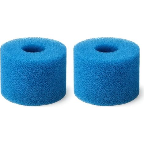 SINEA cartouche filtre spa en mousse type S1 et type VI fabriqué en France, lavable, compatible avec Intex, Bestway - x2 (1/2)