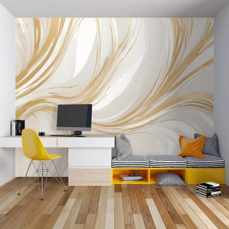 Papier Peint Art & Déco - Courbes Fluides et Chic - 150 x 250 cm (1/2)