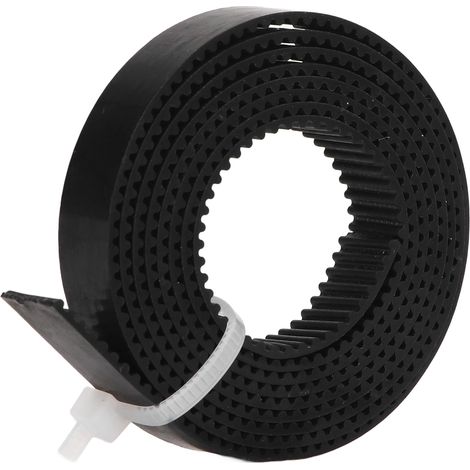 Courroie de distribution ouverte imprimée en 3D, flexible, stable, silencieuse et résistante à l'usure, en caoutchouc pour Ender 3, 5 m / 16 pi, 6 mm / 0,24 po (1/5)