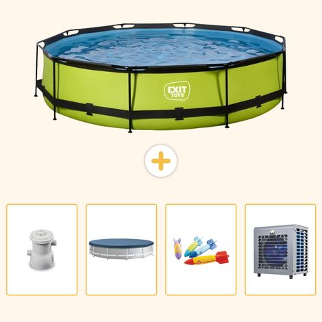 Exit-toys Piscine Exit Ronde - 360x76 cm - 5-pièces S338 (1/5)