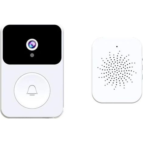 Sans fil Smart X9 HD 1080P vidéo sonnette caméra nuit interphone visuel sonnette IR alarme caméras de sécurité stockage en nuage (1/5)