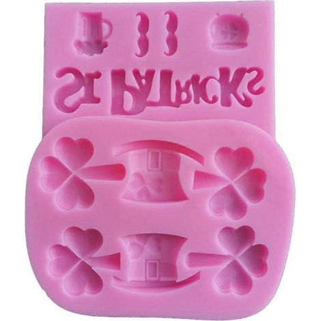 Set mit 2 dreiblättrigen, blumenhutförmigen Dessertformen für Cupcakes und andere Süßspeisen. Backutensil. (1/4)