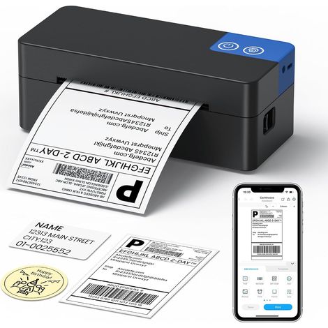 Thermal Printer Label PL50E, Black (1/5)