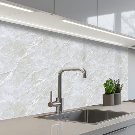 REVETEMENT MURAL DE CUISINE, CRÉDENCE DE CUISINE Surface - Texture - Gris 100x60 (1/5)