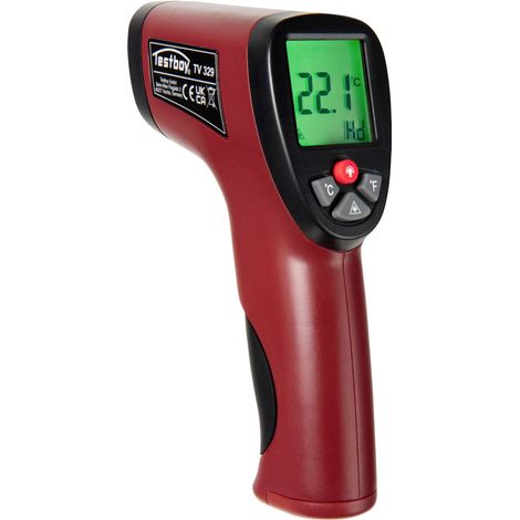 Testboy TV 329 Thermomètre infrarouge Optique 12:1 -50 - +550 °C