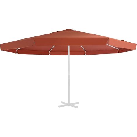 Telo di Ricambio per Tenda da Sole Terracotta 500 cm vidaXL (1/4)