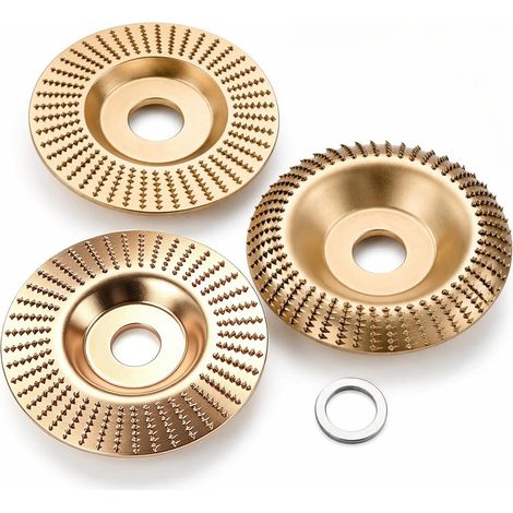 3 Pièces Disque Bois Meuleuse 100mm, Roues pour Meuleuse D'angle (1/5)