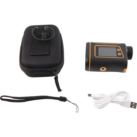 Télémètre laser SNDWAY avec boîtier ABS, écran LCD, 4 modes, télémètre portatif pour la chasse, portée 800 m (2624,7 pi) (1/5)