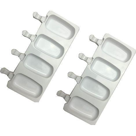 Moule à glace réutilisable en silicone souple à surface lisse, sûr et facile à nettoyer. Moule ovale à faire soi-même pour les fêtes, les vacances et les anniversaires.