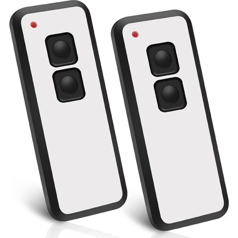 Novoferm Lot de 2 émetteurs portatifs 433,92 MHz pour porte de garage Novotron 522, 524, 502 MAX43-2, 512 Mix 43-2, 2 canaux (1/5)