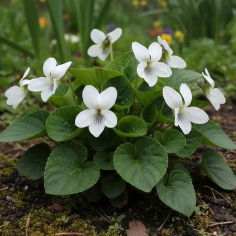 Violette des bois blanche/Godet - 5/20 cm