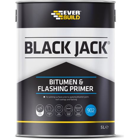 Everbuild Sika Black Jack® 902 Bitumen & Flashing Primer 1 litre (1/3)