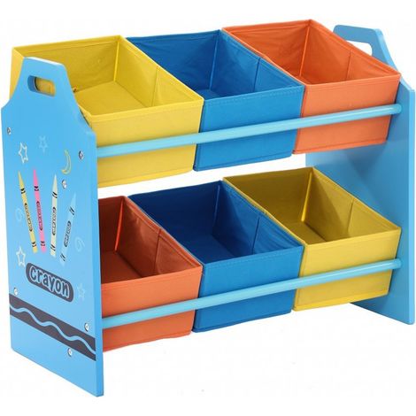 Oypla Organisation Childrens Crayon Toy Games Unit Storage Basket (1/5)