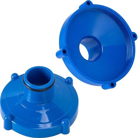 Intex pool vacuum hose adapters (2 pieces) - Blue hose, 80 mm to 32 mmHigh quality, excellent performance, the ideal choice for families. (1/5)