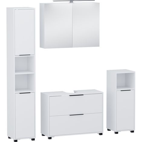 Conjunto de muebles de baño Alina, Blanco, 4 partes, Vicco (1/5)
