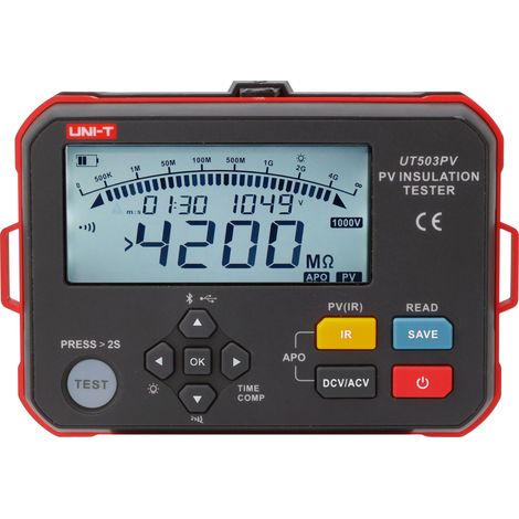 Testeur de résistance d'isolement PV UNI-T UT503PV
