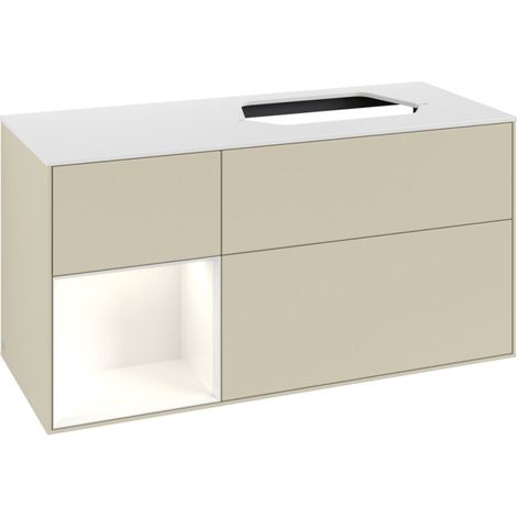 Villeroy & Boch F391GFHJ Armoire sous lavabo Finion F39 (1/3)