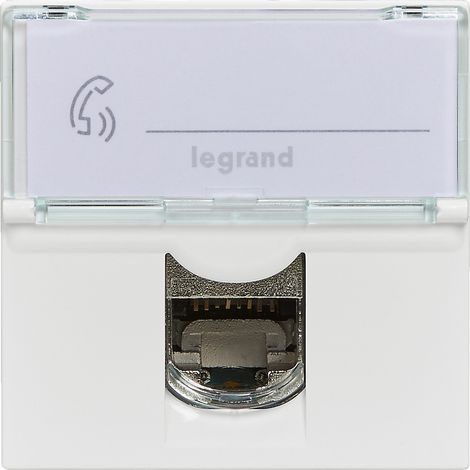 Prise RJ45 CAT 6 à vis 2 modules à composer - Mosaic - blanc - Legrand (1/5)