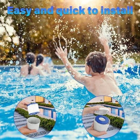 Filtre Piscine Bestway 58323, 6 PCS Filtre Spa Type VI pour Lay-Z-Spa, Miami, Monaco, Vegas (1/4)