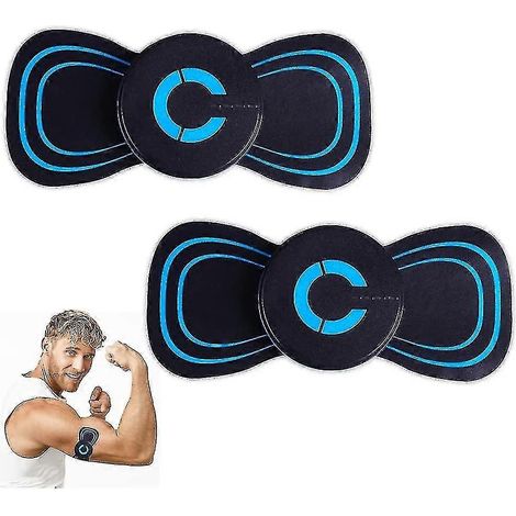 Lot de 2 mini masseurs électriques portables pour la nuque, massage cervical pour soulager la douleur, mini appareil de massage (1/4)