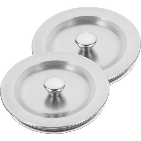 Bouchon de vidange d évier de cuisine 2 pièces acier