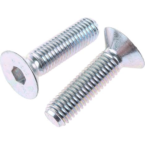 Vis à six pans creux, M12 x 45mm, tête Vis fraisée à tête creuse hexagonale, en Acier ( Prix pour Sachet de 25 )