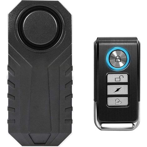 1 Alarme Vélo Sans Fil, 113 Db, Télécommande 20 M, Ip55, Pour Moto Et Vélo Électrique (1/5)