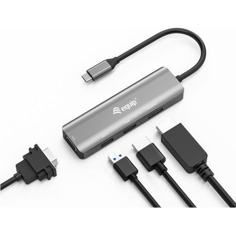 Equip 133385 adattatore grafico USB 1920 x 1080 Pixel Nero (1/4)