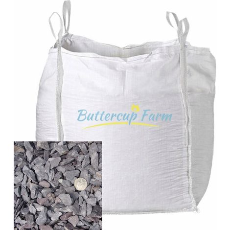 20mm Plum Slate - Decorative Stone - Premium Aggregate Bulk Bag - 850 Kilos