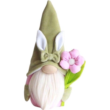 Nouvelle petite poupée décorative de Pâques sans visage, poupée lapin de Pâques