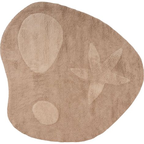 Kinderteppich IRINGAL Beige ø 120 cm Baumwolle (1/5)