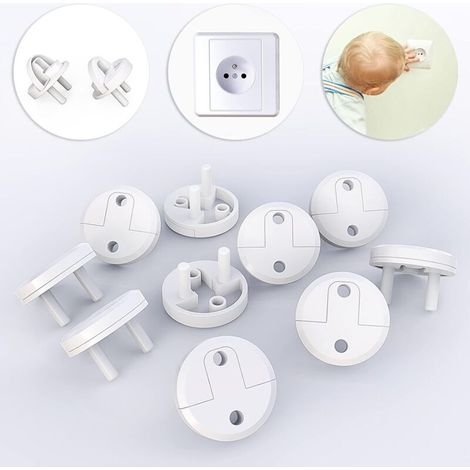 20pcs Caches Prises Franaises Cache Prise Bébé Amovible [ Sans Clef Ni Adhésif ] Nouvelle Génération Originale Sécurité Domestique Et Puériculture Pour Protection Prise