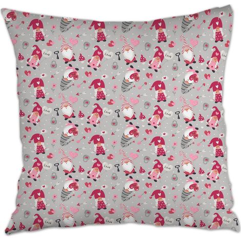 Housse de coussin carrée standard 45x45cm fermeture à glissière pour Noël, l'Action de grâce, anniversaire, la Fête des Mères (1/5)