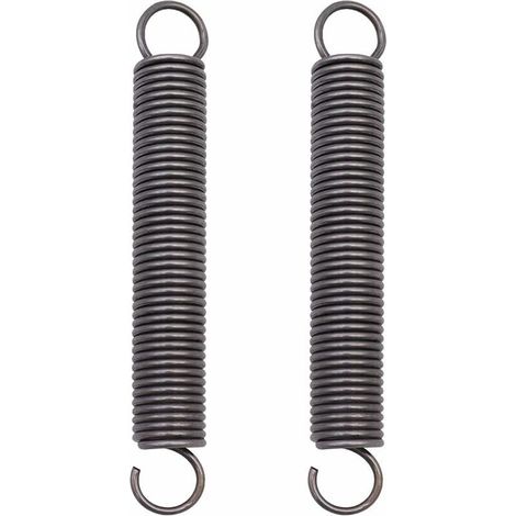 2 Pièces Ressort de Traction Acier Ressort Comprimé étendu Ressorts à Double Crochet - 2x18x150mm-- (1/5)