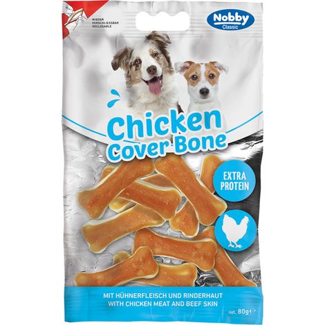 Nobby Hundesnack Adult Kauknochen StarSnack 80 g BBQ Chicken Cover Bone S (1/2)