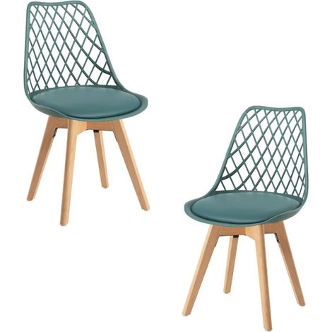 Packs Sillas Comedor - Pack 2 Sillas Mima - Verde oscuro (1/5)