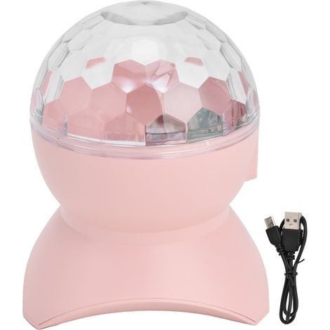 Lampe projecteur étoiles USB Bluetooth lecteur carte mémoire clé USB lampe de nuit pour maison mariage fête rose transparent (1/5)
