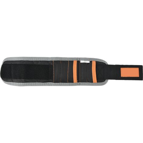 Bracelet de rangement portable en tissu Oxford pour électricien, avec organisateur de pièces et bracelet magnétique. (1/5)