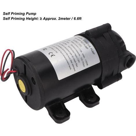Pompe à eau auto-amorçante haute pression avec raccord fileté femelle G3/8 pour cuisine et salle de bain (1/5)