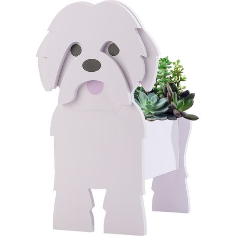 Vaso per piante per cani unico – Vaso dorato – Piccolo