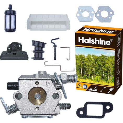 Jeu de tige de démarreur et de choke pour filtre à air de carburateur pour STIHL 021 023 025 MS210 MS230 MS250 Tronçonneuse Chaîne WT 286 Zama C1QS11E (1/5)