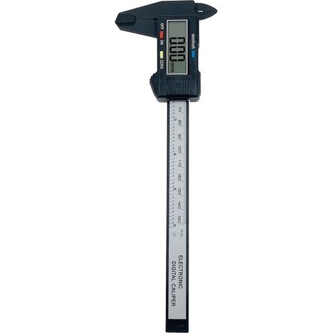 150mm 100mm Electronic Digital Caliper Carbon Fiber Dial Vernier Caliper Gauge Micrometer Measuring Tool Digital Ruler(150MM) (1/5)