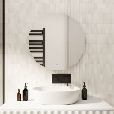 Specchio led 100 cm luce calda neutra fredda e funzione anti appannamento Algol (1/4)