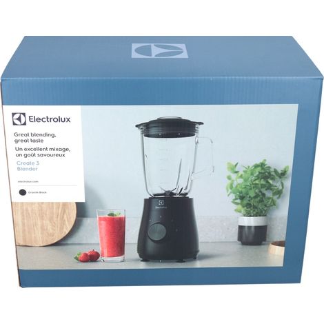 Electrolux E3TB1-4GG Batidora de pie 500W 1,5 l negra con cuchillas TruFlow (910003634) (1/2)