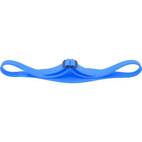 Guide de coupe réglable pour cheveux du cou en silicone - Modèle de rasage pour hommes et femmes, Bleu (1/5)