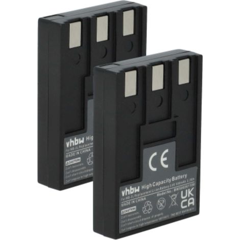 vhbw 2x Akku Ersatz für Canon NB-3L für Kamera (650 mAh, 3,6 V, Li-Ion) (1/5)