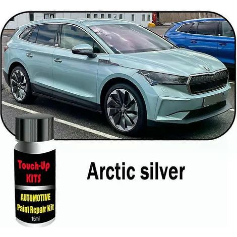 Kit de retouche peinture automobile personnalisé (2 pièces) pour Skoda Enyaq : efface-rayures et accessoires d'entretien. (1/5)