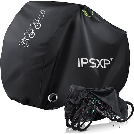 Housse Vélo pour, Exterieur Housse de Vélo avec Trous pour Antivols, pour jusqu'à 29 Pouces VTT Bicyclette Moto Vélo de Montagne Route Électrique Scooter,pour 1-3 Bicyclettes (1/5)