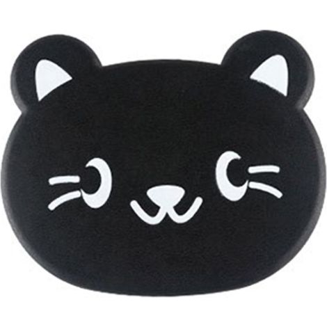 Table de siège pliante pour voiture, gain de place, motif mignon suspendu, porte-boissons pratique et Stable, pont pour ordinateur portable, chat noir