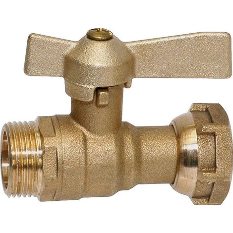Robinet droit pour compteurs d'eau Femelle 3/4 Mâle 1 - GARIS - 82-20-26 (1/5)